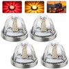 4PCS Dual Color Watermelon Lights, 30 Ultra-Bright LEDs with Steady