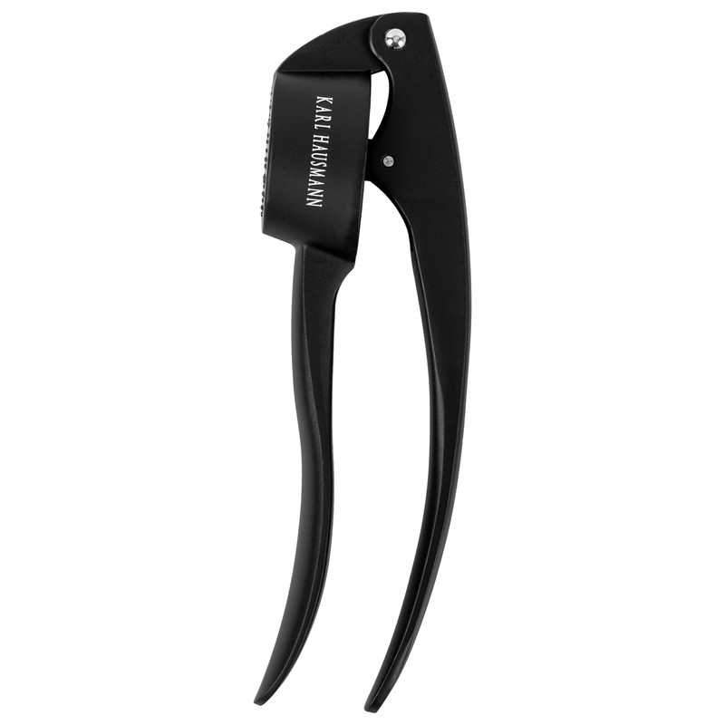 KARL HAUSMANN Garlic Press Stainless Steel Black - Easy to