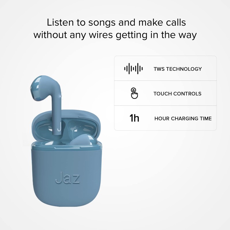 JAZ SBS Silk True Wireless Stereo In-Ear Headphones with Charging