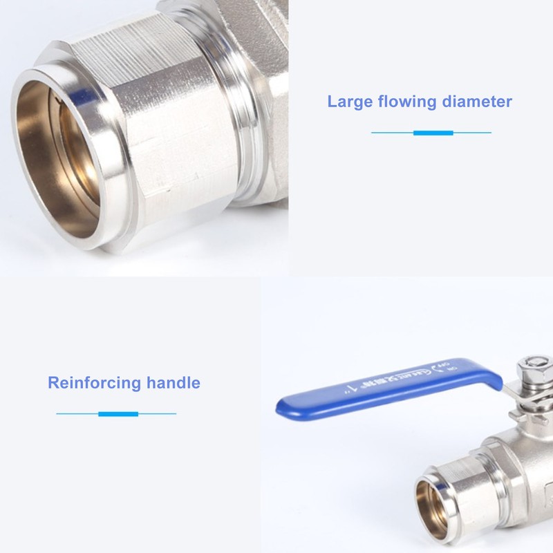 1 1/4in DN32 Thread Ball Valve 1000WOG Nominal Working Pressure