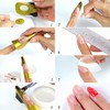 100pcs Long Lasting Gel Nail Art Foam Tip Nail Guide