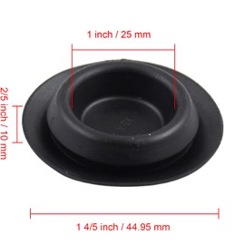 Rubber Body Floor Drain Plugs 55177482AA X 4 Compatible with Jeep Wrangler TJ 97-06 SE X Rubicon Sahara Sport Sport Utility Unlimited Cherokee Grand Cherokee & Compatible with Dodge Caliber, Durango