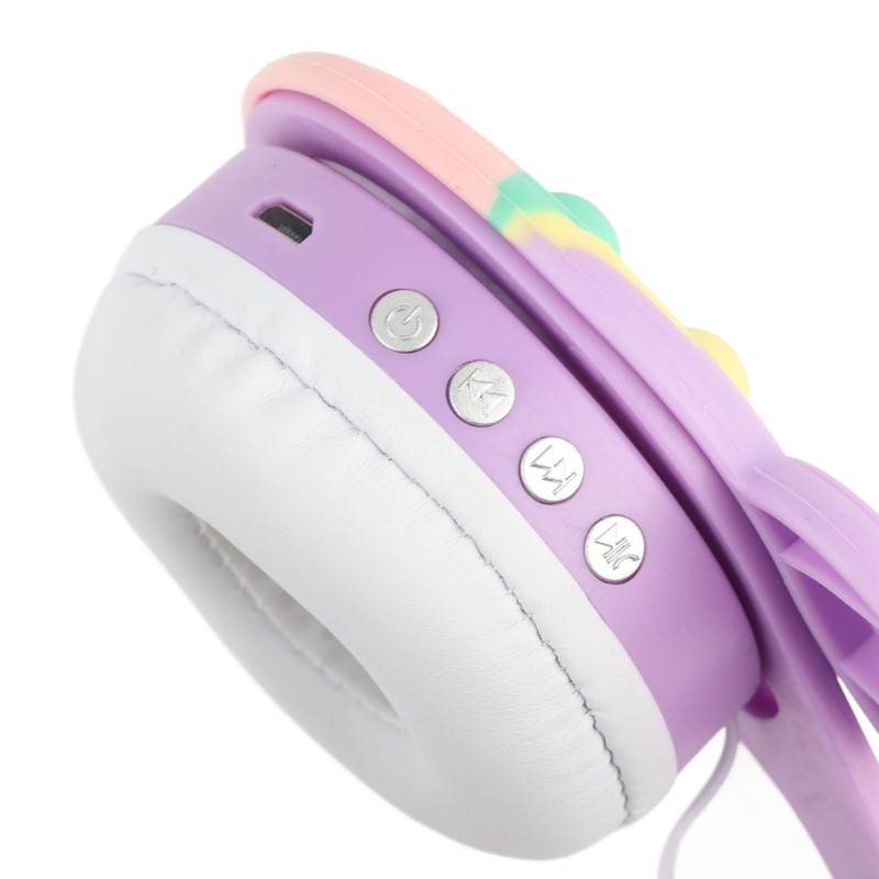 Bluetooth Cat Ear Headphones Fashionable Light Up Wireless Headset for