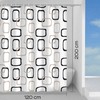 Gedy G-Piper 120 x 200 PES 100% Waterproof Beige and