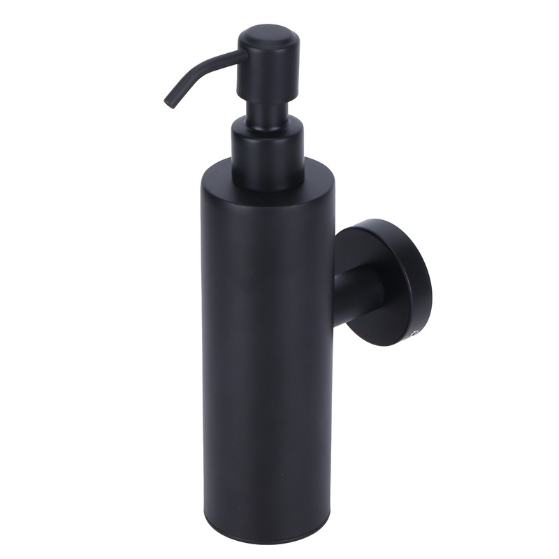 200ml Round Soap Dispenser WallMounted Shampoo Shower Gel Container Bathroom