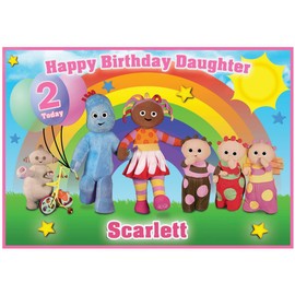 In The Night Garden Birthday Cards - Various Designs (Rainbow Friends Girl)