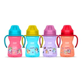 Advanced By Evenflo, 1 pieza Taza Entrenadora Bluey Boquilla Suave BS 10oz/300ml. 1 Pieza, El Color y Diseño Puede Variar.
