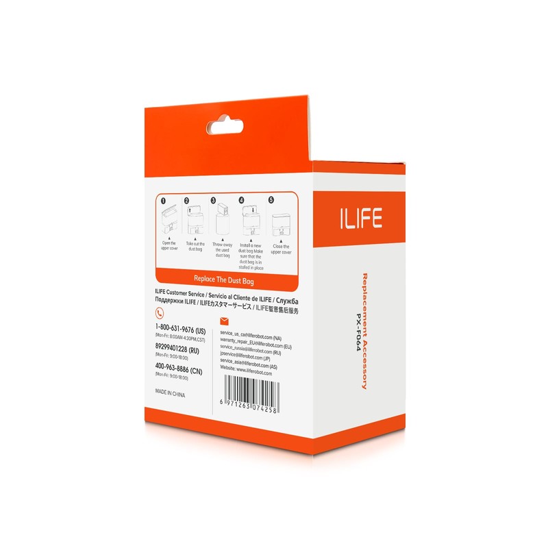 ILIFE Replacement Dust Bags for A12 Pro / A30 Pro
