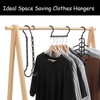 Multi Hangers Space Saving for Clothes, Sturdy Stackable Hangers with