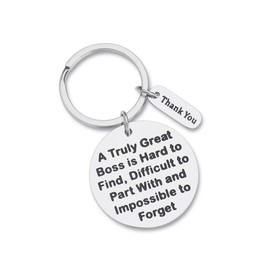 VANLOVEMAC Gifts for Boss Keychain Gifts for Men Women Thank You Gifts for Boss, Boss Lady Office Gifts for Leaders Mentor Supervisor Retirement Farewell Gifts for Boss Birthday Christmas