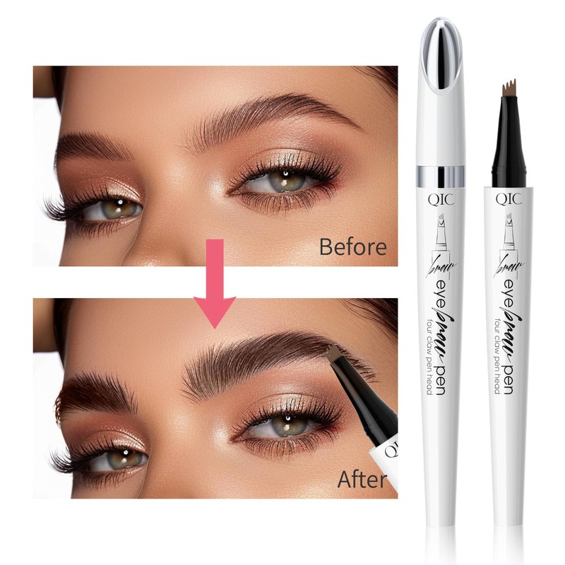 Microblading Eyebrow Pen - Waterproof, Long-Lasting, 3D Natural Brow Definition