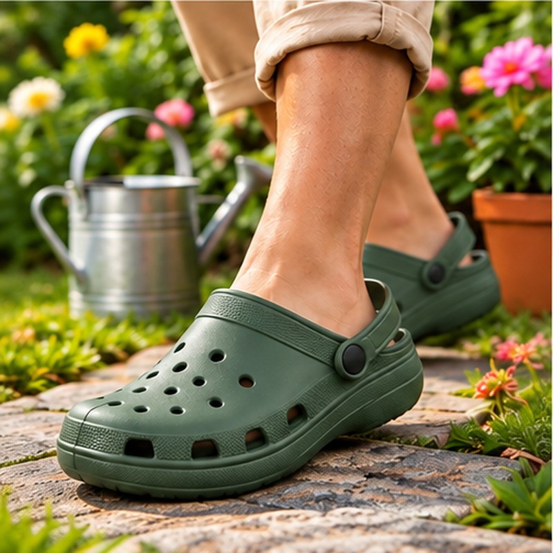 Lightweight EVA Clogs for Summer – Waterproof Anti-Slip Slip-On Shoes