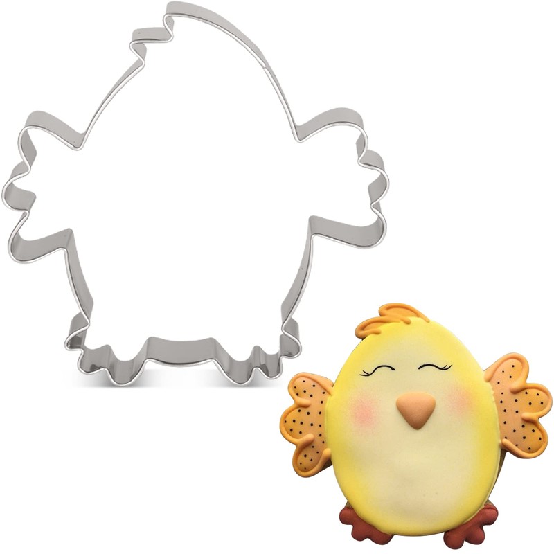 LILIAO Animal Cookie Cutter - Stainless Steel (Chick)