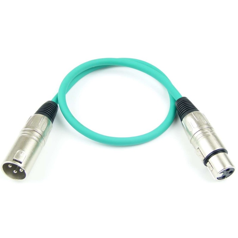 Adam Hall Cables K3MMF0050GRN Microphone Cable XLR Female to XLR