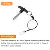 QUARKZMAN T-Handle Locking Pins, 8 mm x 30 mm Quick