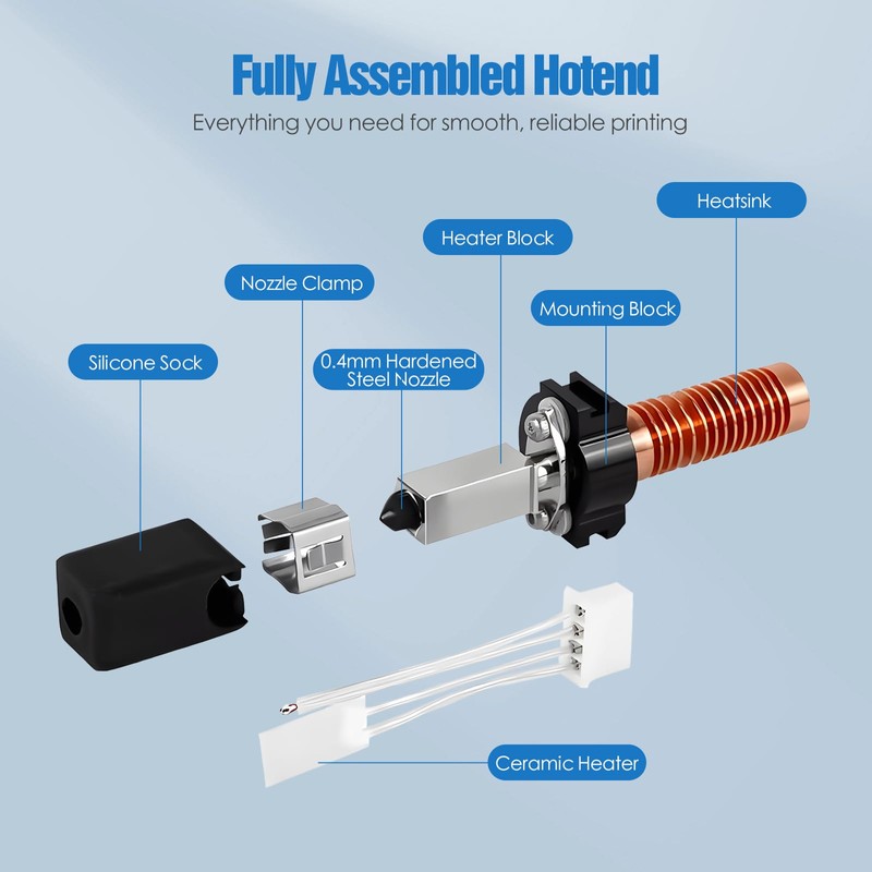 Hotend Kit for Flashforge Adventurer 5M / AD5M & Adventurer