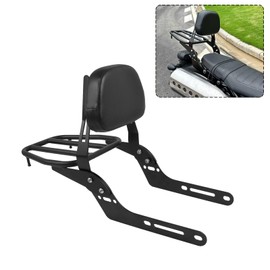 CHIFUN Passenger Backrest Sissy Bar for Honda CL 500 CL300 SCL500 2023-2025, Steel Motorcycle Rear Luggage Rack Replacement (Black)