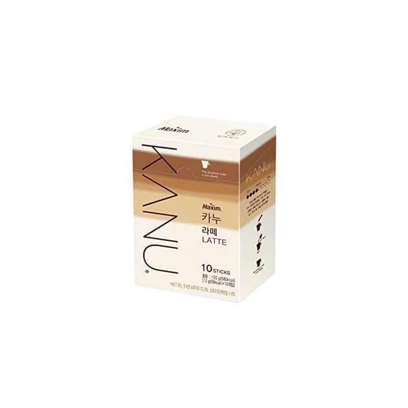 KANU Maxim Latte 12G(58Kcal) X 10Pcs Instant Coffee