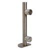 MINI POSTE 25CM ACERO INOXIDABLE PARA BARANDALES DE CRISTAL TEMPLADO