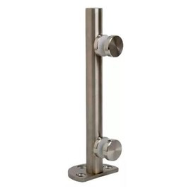MINI POSTE 25CM ACERO INOXIDABLE PARA BARANDALES DE CRISTAL TEMPLADO