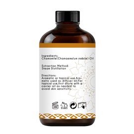 LOTUSJOY Chamomile Essential Oil, Pure Natural for Skin Body Hair Diffuser - 4 Oz