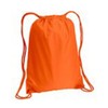 Liberty Bags Small Drawstring Cinch Pack Bag - Orange