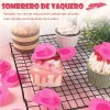 40pcs Vasitos Botas Vaqueras Con Sombrero 1 Oz Para Fiesta
