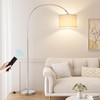 Ambimall 70" Dimmable Arc Floor Lamp with Remote, Color Temperatures