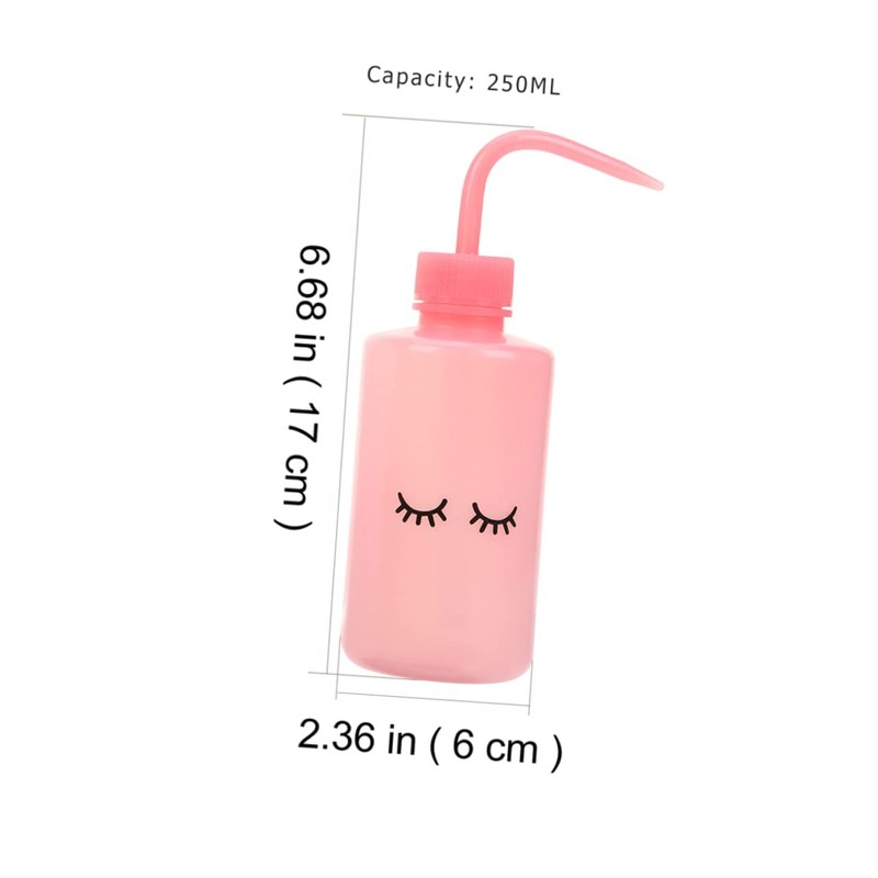 Baluue 3sets Eyelash Water Bottle for Extensions 250ml Squeeze Bottle
