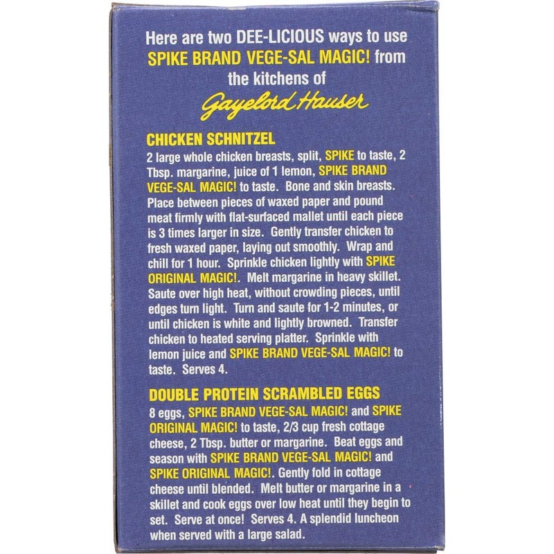 Vege-Sal Spike Natural Seasoning Original VEGESAL 10 oz ( 2