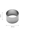 ECHTWERK Napkin Rings Made of Stainless Steel, Set of 4,