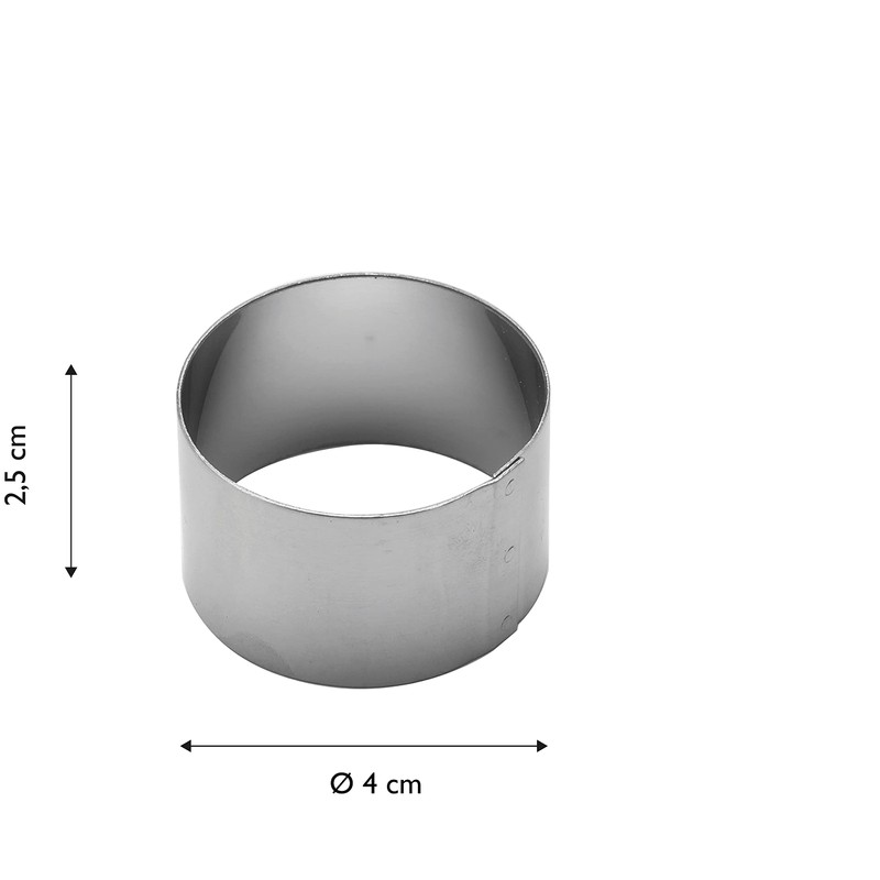ECHTWERK Napkin Rings Made of Stainless Steel, Set of 4,