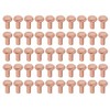 uxcell 100Pcs Copper Solid Rivets, 1/8" x 15/64" Flat Head