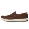 Florsheim Men's Crossover Moc Toe Slip-On Brown Pull Up 9