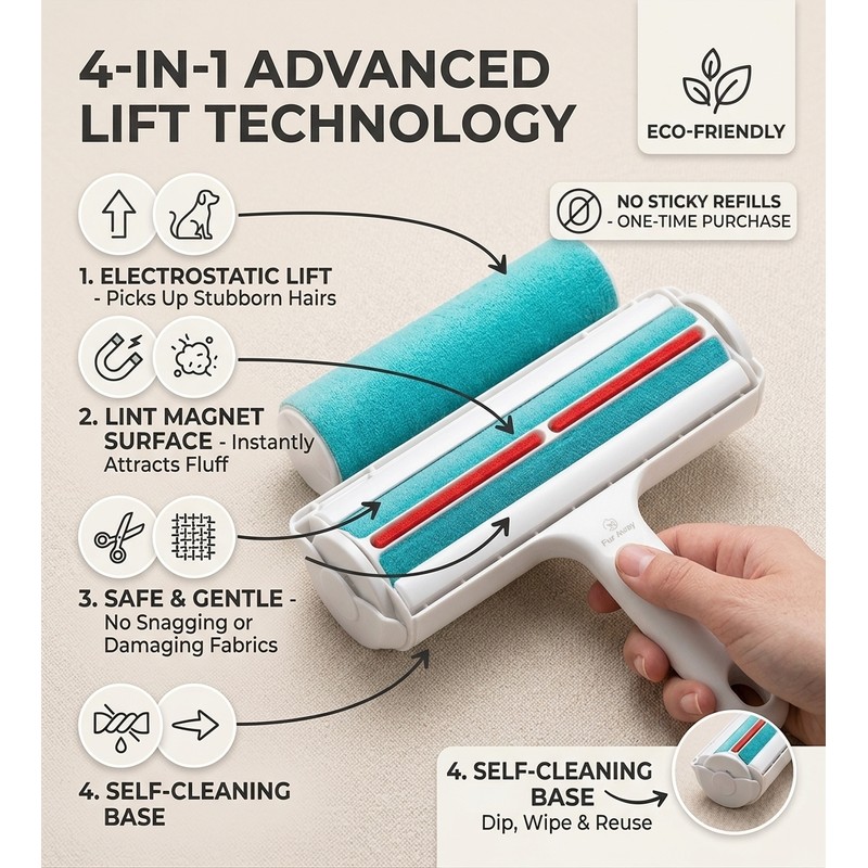 pet hair remover roller pet hair lint roller reusable pet