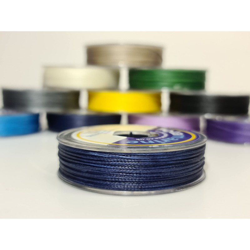 Whipping Twine 1mm 25mt Polyester Waxed Thread Spool (Grey)