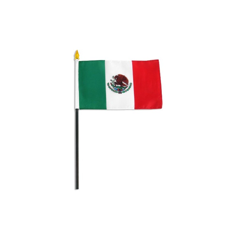 US Flag Store Mexico Flag, 4 by 6-Inch