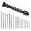 31PCS Hand Drill Bit Set, Pin Vise Hand Drill Set