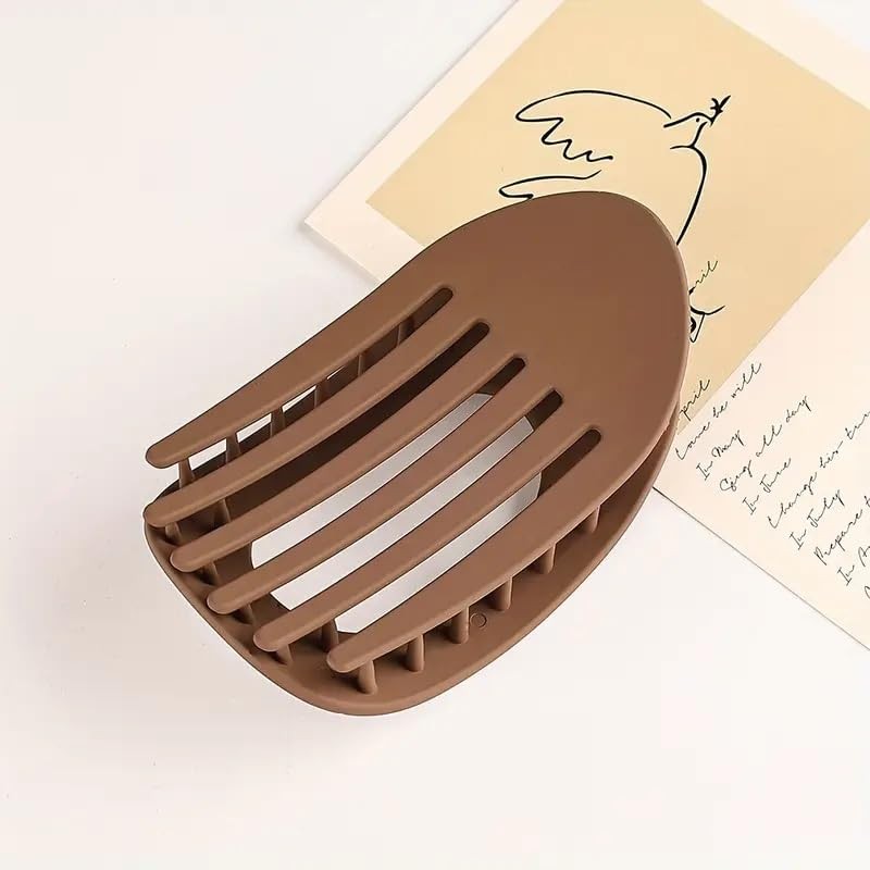 Sideways Hair Claw Clip, Flat Design, Random Colour