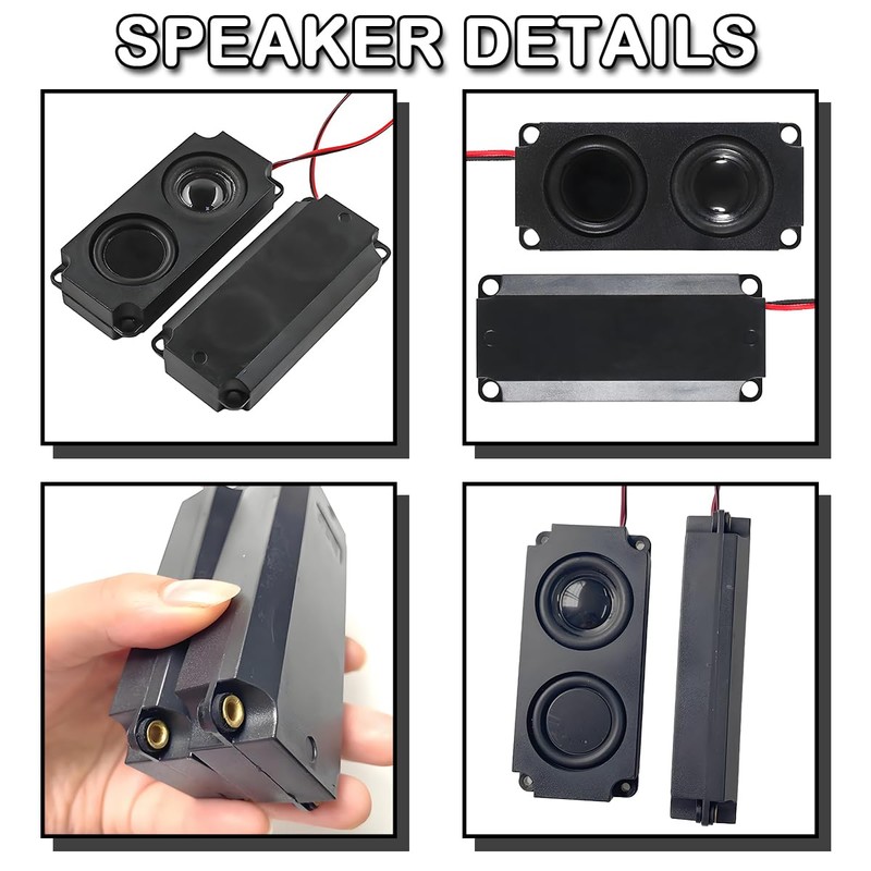 JYUDAUFU Speaker 5 Watt 8 Ohm Double Cavity Mini Speaker,