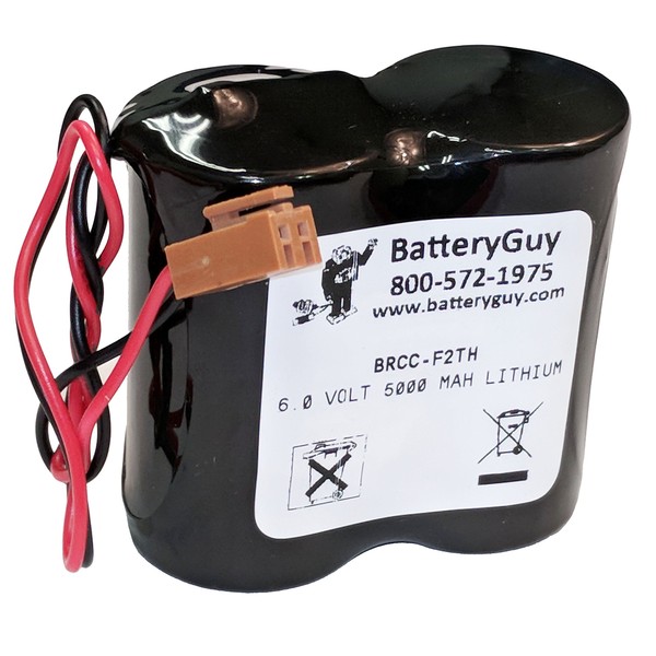 BatteryGuy BR-CCF2TH Replacement 6V 5000mAh Lithium PLC Battery
