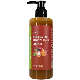 GZE Batana Oil Biotin Hair Cream for Hair Growth | Intense Nourishment • Stronger Strands • Radiant Shine​​