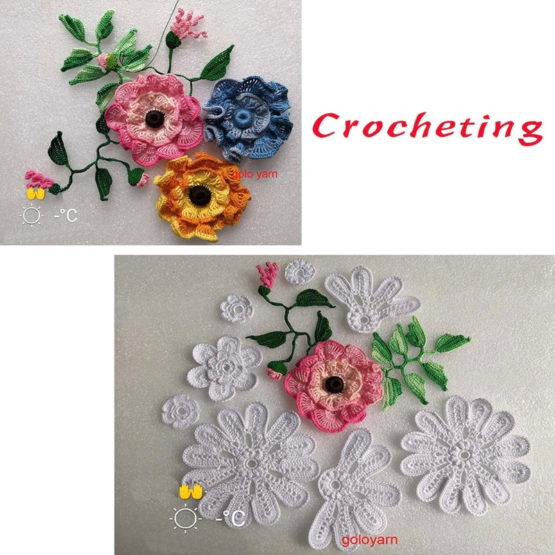 golo Crochet Yarn 30 for Hand Knitted Crochet Yarn Thread