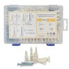 Kevinrooty 3 Sizes Self Drilling Drywall Anchors, 310PCS Nylon Plastic