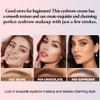 LOPHE Brow Fection Angled Brush, Dip Eyebrow Brush, Microblading Eyebrow