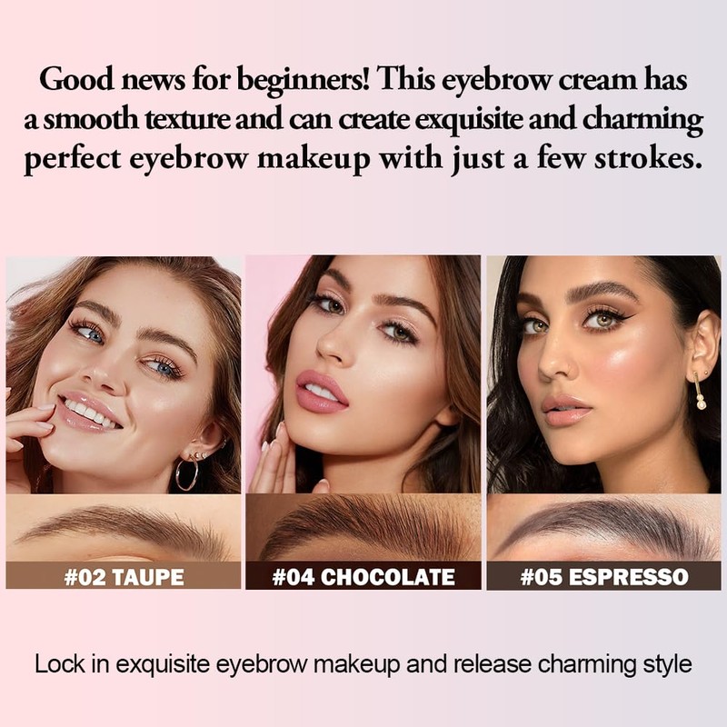 LOPHE Brow Fection Angled Brush, Dip Eyebrow Brush, Microblading Eyebrow