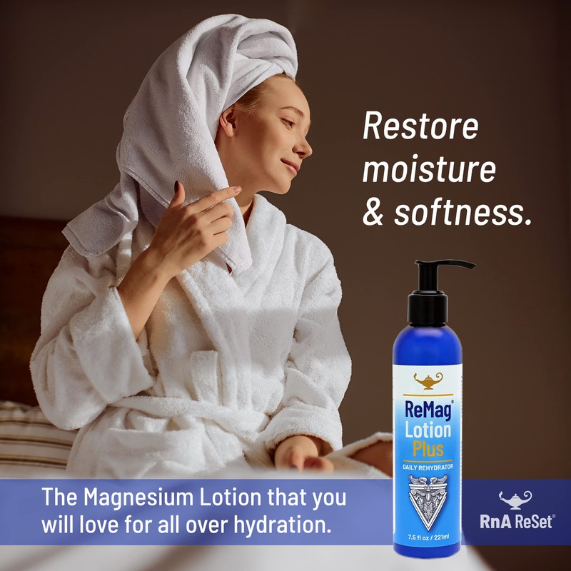 RnA ReSet - ReMag Lotion, Magnesiumlotion und täglicher ReHydrator, Seidig