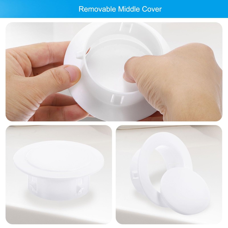 PATIKIL Air Conditioning Wall Hole Cover, 4Pcs Air Conditioner Blocking