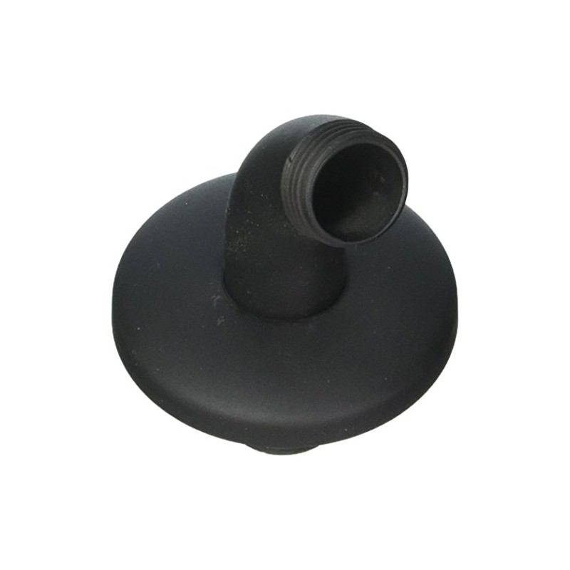 Jaclo 8025-MBK 3-1/2" Short Sweep Showerarm with Escutcheon, Matte Black