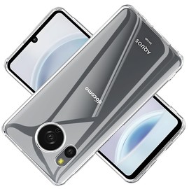 Compatible AQUOS sense8 SH-54D docomo SHG11 Case Clear Case AQUOS sense 8 Cover TPU AQUOS sense 8 Protective Case AQUOS sense8 Cover Back Screen Protector Shell Cover Clear Soft Transparent Shell